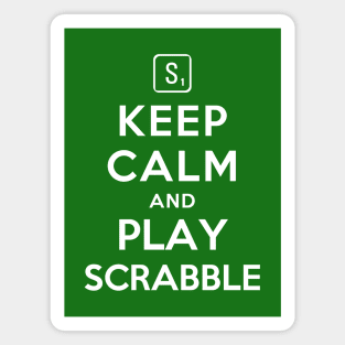 Keep Calm and Play Scrabble Magnet